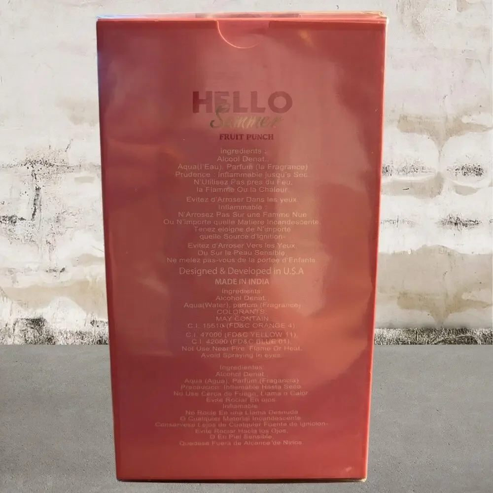 Secret Plus Hello Summer Fruit Punch Spray NIB